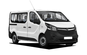 Furgoneta Opel Vivaro de alquiler en Menorca para grupos