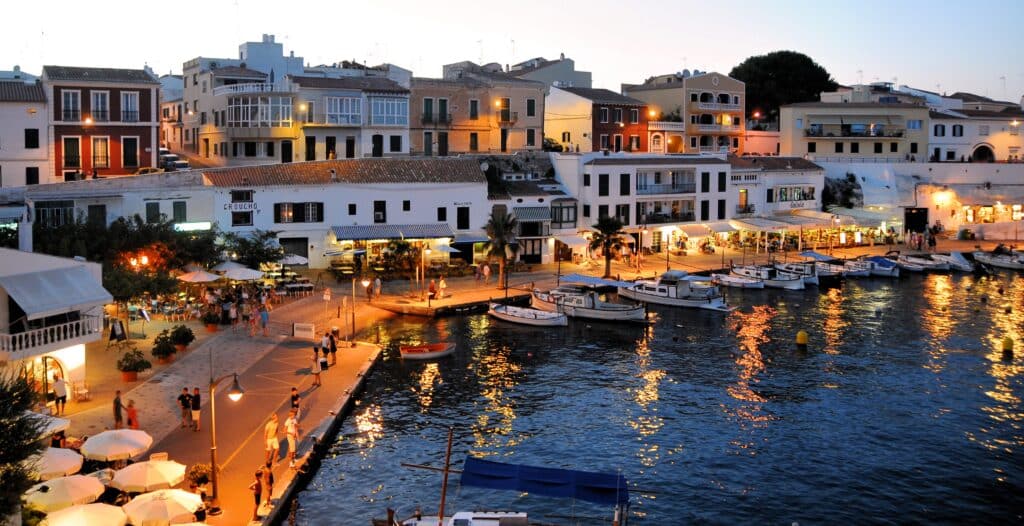 Mejor ruta en coche en Menorca